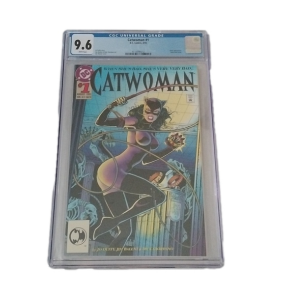 D.C. Comics Catwoman #1 CGC 9.6 White Pages August 1993 Comic Book